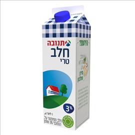 חלב תנובה 3% 1000 ליטר